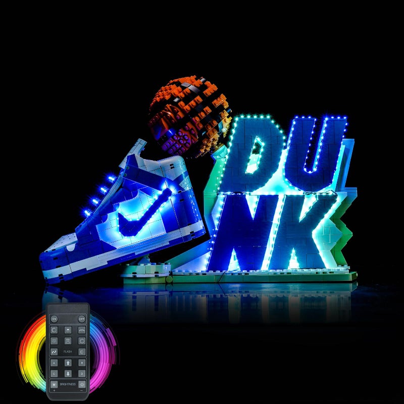LocoLee Light kit Compatible with Lego 43008 Nike Dunk x No Model Only Light LED Lighting Accessories Compatible with Lego 43008 RC Version - Image 3
