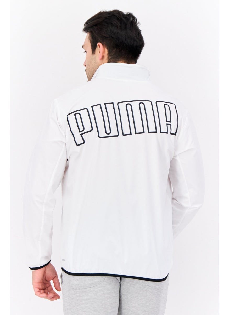 PUMA Men Sportswear Fit Long Sleeves Training Jacket, White  - Image 3