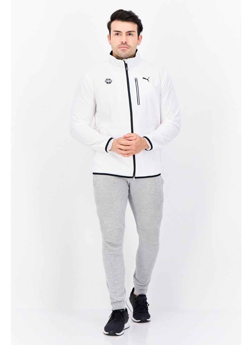 PUMA Men Sportswear Fit Long Sleeves Training Jacket, White  - Image 4