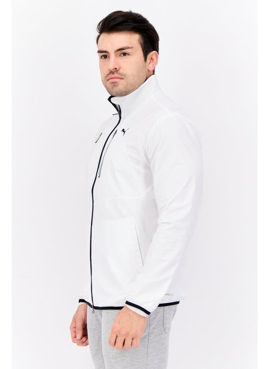 PUMA Men Sportswear Fit Long Sleeves Training Jacket, White  - Image 2