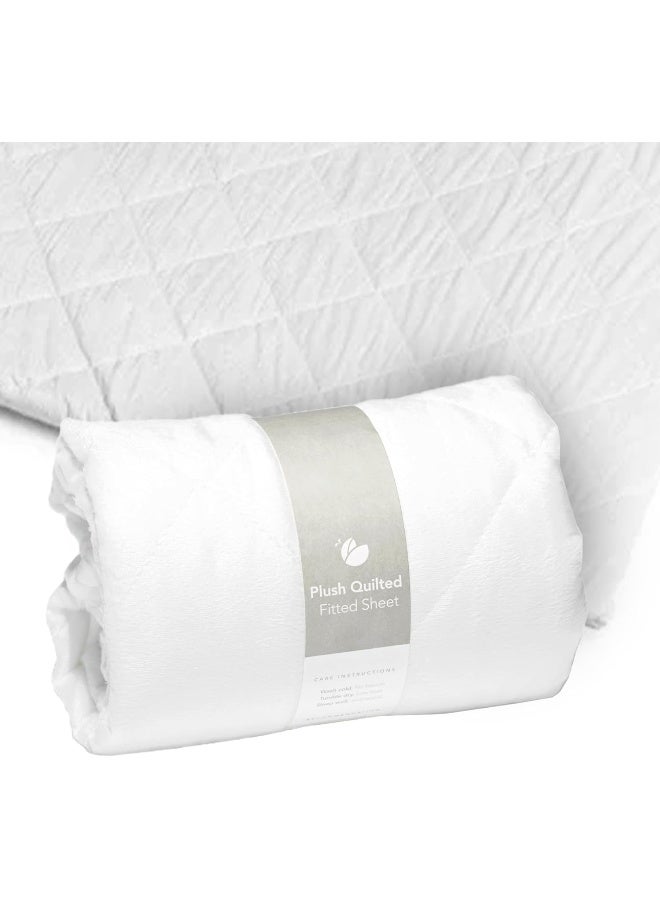 Guava Family Guava Family - Lotus Crib Plush Quilted Fitted Sheet  - Image 1