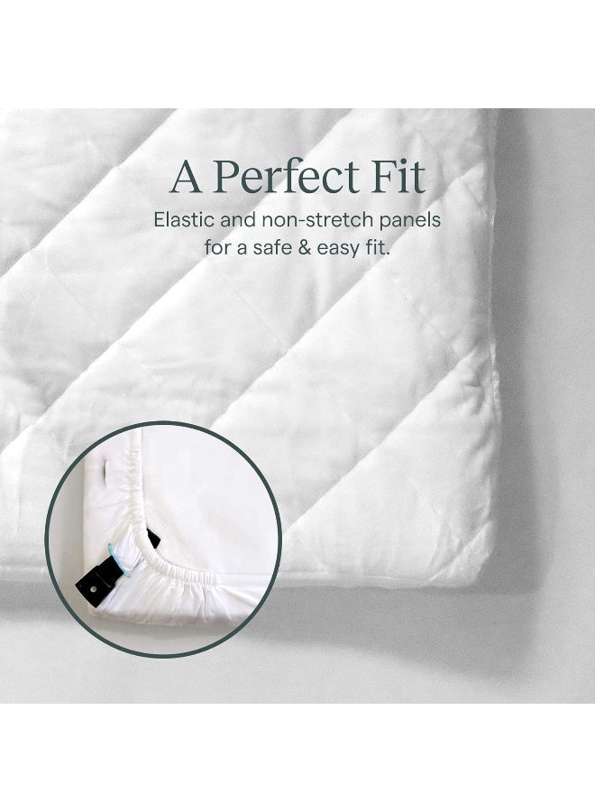 Guava Family Guava Family - Lotus Crib Plush Quilted Fitted Sheet  - Image 4