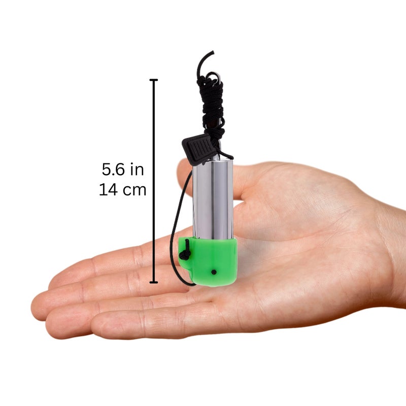 Scuba Choice Scuba Diving Safety Tank Rattle Stick Signal Bell, Green Small - Image 4