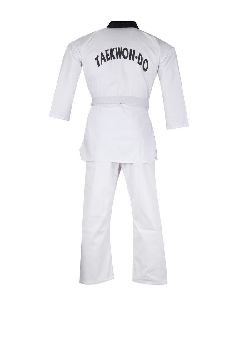 Spall Taekwondo Suit, Karate Uniform Brazilian BJJ Gi Jiu Jitsu Gi for Adults, Gi Uniform Durable Pant & Jacket, Sports Training Clothes Parts, Lightweight Student Karate Gi Martial Arts Uniform with Belt  - Image 3