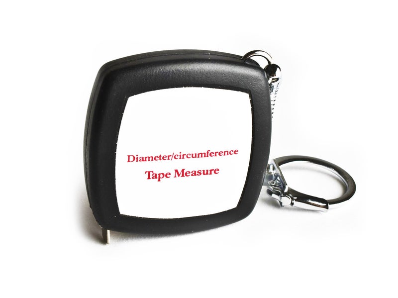 PERFECT MEASURING TAPE متر قياس مثالي - أداة قياس محمولة للدائرة والقطر في النظامين المتري والإمبراطوري - عرض 1/4" وطول 6.6 قدم / 2 متر - Image 1