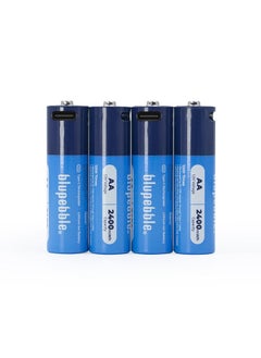 blupebble Blucell Type C AA 1600mAh Rechargeable Batteries  - Image 2
