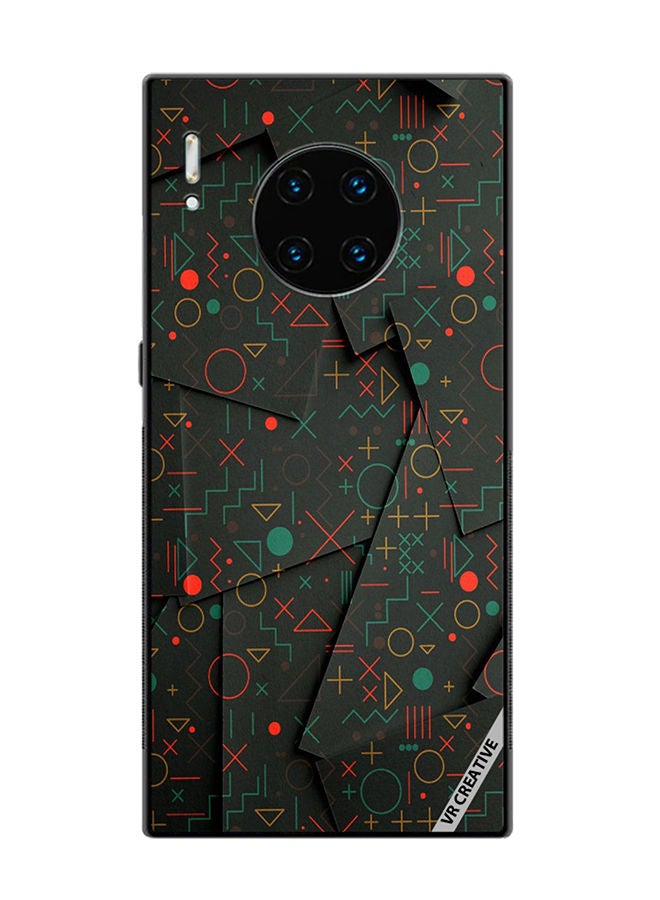 VR CREATIVE Protective Case Cover For Huawei Mate 30 Pro Geometric Circles Design Multicolour - Image 1