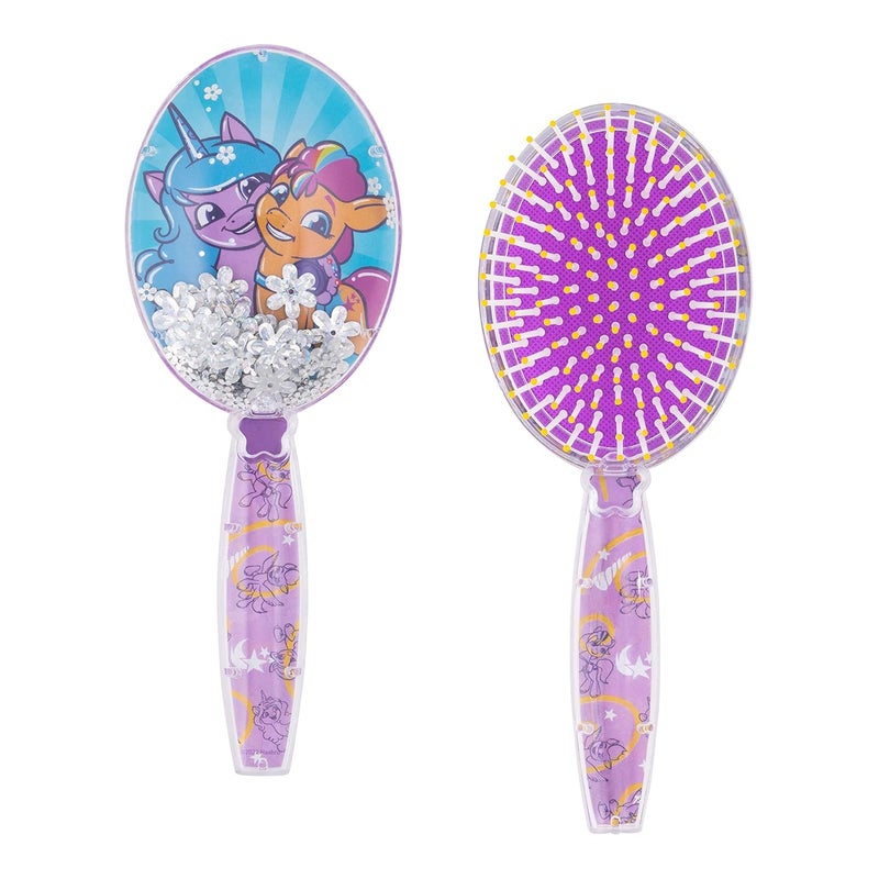 Hair Brush with Magical Sparkling Stars Confetti Hair Brush  Kids Hair Brush Ages 3