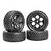 RC Station 12mm Hex RC Wheels and Tires for Hyper Go H16BM H14BM Tires and Wheels 114 116 with Foam Inserts for Traxxas Wltoys 144001 etc 118 RC Car Street Tires Wheels Preglued - Image 3