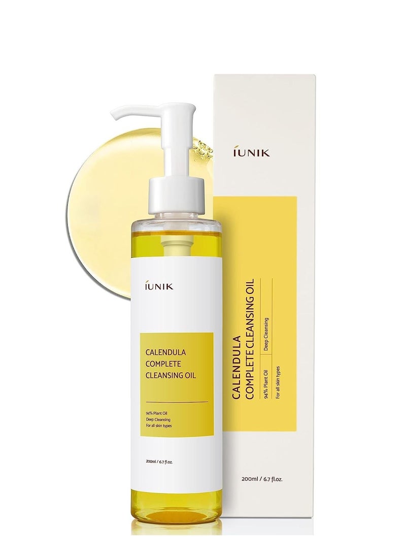 iUNIK Calendula Complete Cleansing Oil 6.7 fl oz 200 ml