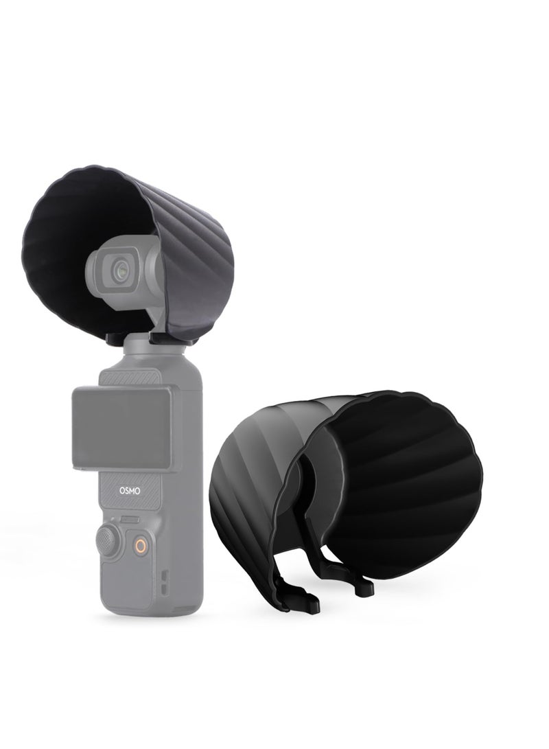 KASTWAVE Camera Lens Sun Hood for DJI Osmo Pocket 3, Protective Case, Lens Hood Sunshade Lens Protector Cap Cover Guard,DJI Osmo Pocket 3 Camera Accessories  - Image 1