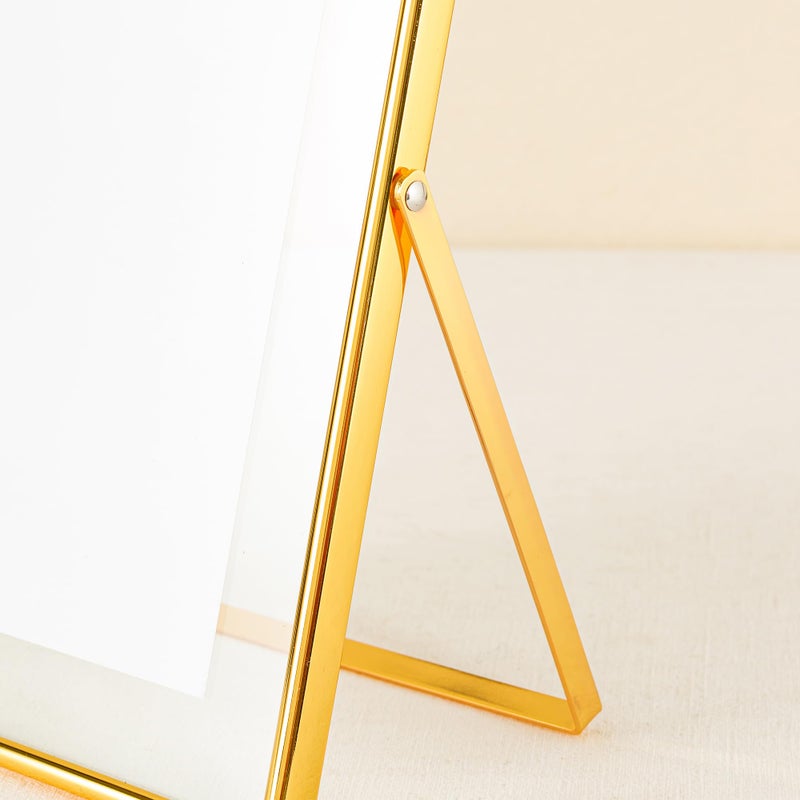 Calculs Cards and Gifts Table Decor 10x8 Inches Floating Picture Frame Wedding Signs Cardbox Decorative Accessories (Gold) - Image 5