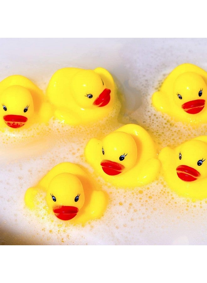 SPADORIVE Rubber Ducky Baby Bulk Bath Toy Shower Baby Shower Birthday Party Favors Gift, Set of 50 - Image 4