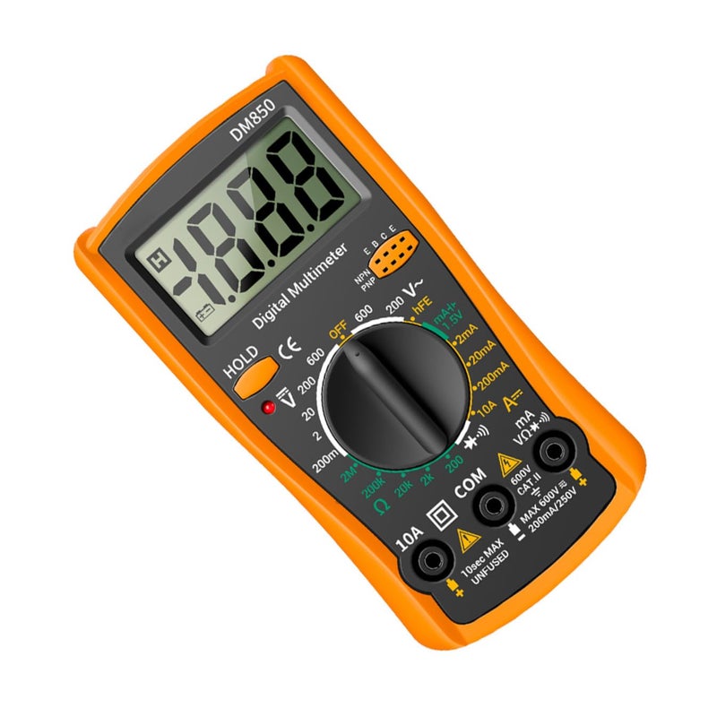 Auto Ranging Digital Multimeter Voltage Tester With Kickstand For Home Circuit Testing - Image 2