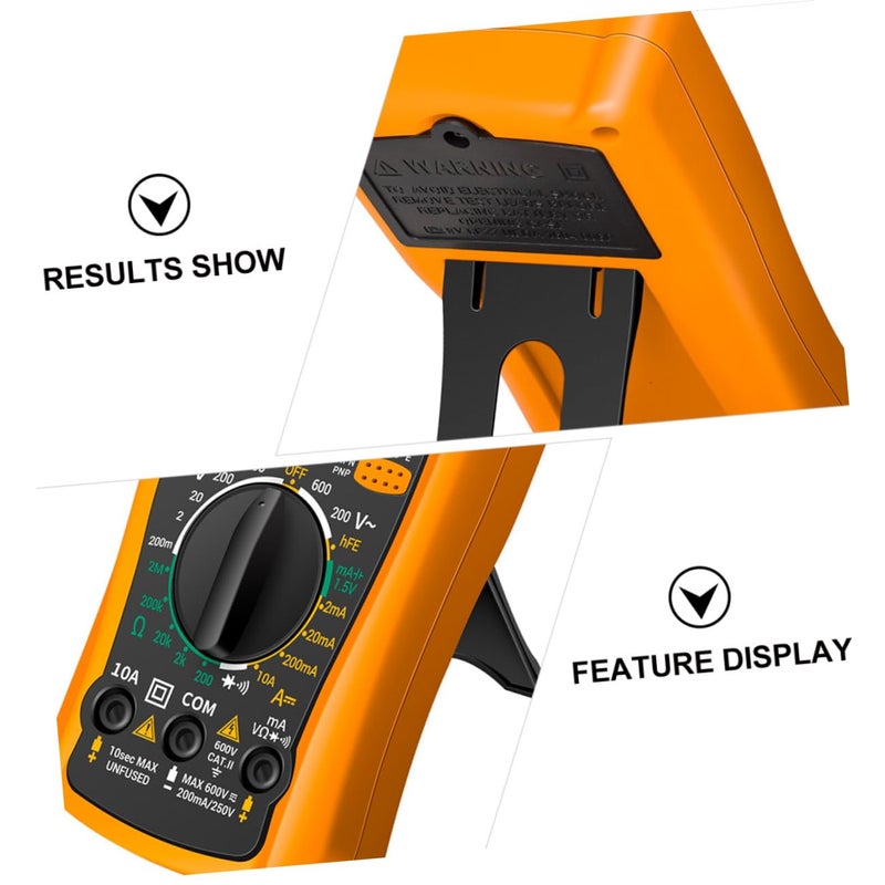 Auto Ranging Digital Multimeter Voltage Tester With Kickstand For Home Circuit Testing - Image 4