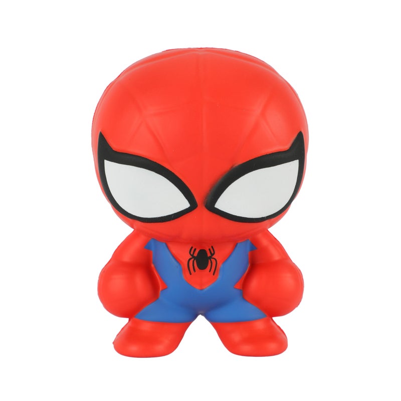 MARVEL Mochi Avengers Series Spider Man Squishy Doll Red and Blue 10 x 10 x 10 cm VJ24447-S