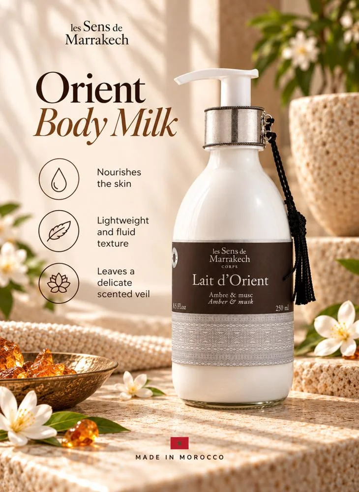 Les Sens De Marrakech Orient Body Milk Amber & Musk 250 ml