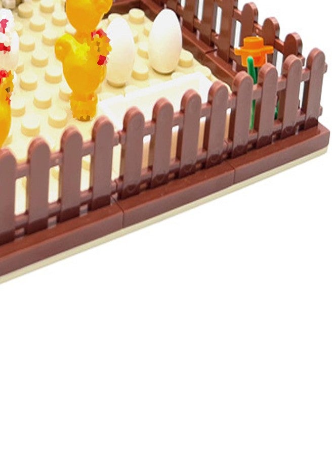TNDCKP Chicken Coop Building Block Set with Hens, Chicks & Eggs - Image 5
