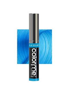 Colorme Root Touch Up Temporary Hair Mascara to color and Blend Semi Permanent Dye regrowth. Washes Out (BLUE)