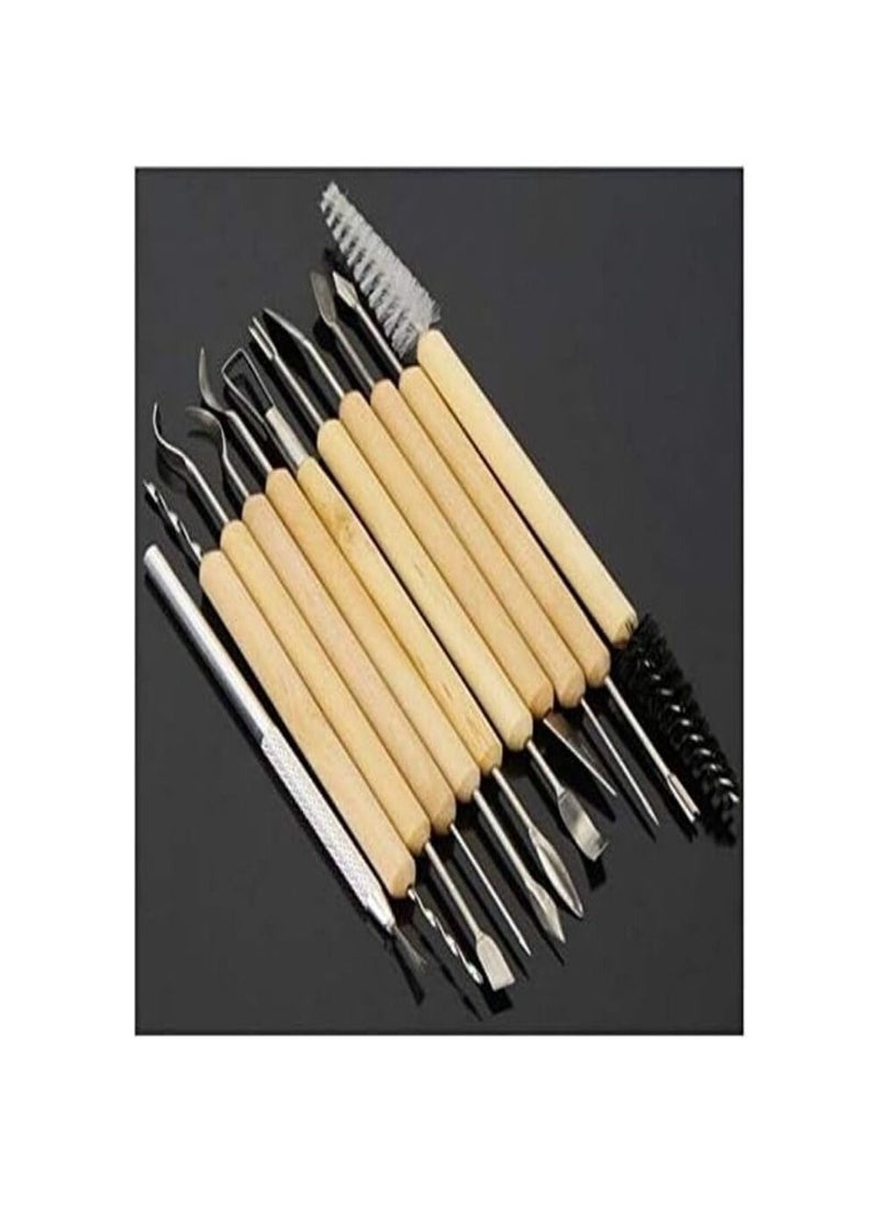 Smart - Wax Pottery Clay Sculpture Carving Modeling Tools DIY Craft - Image 1