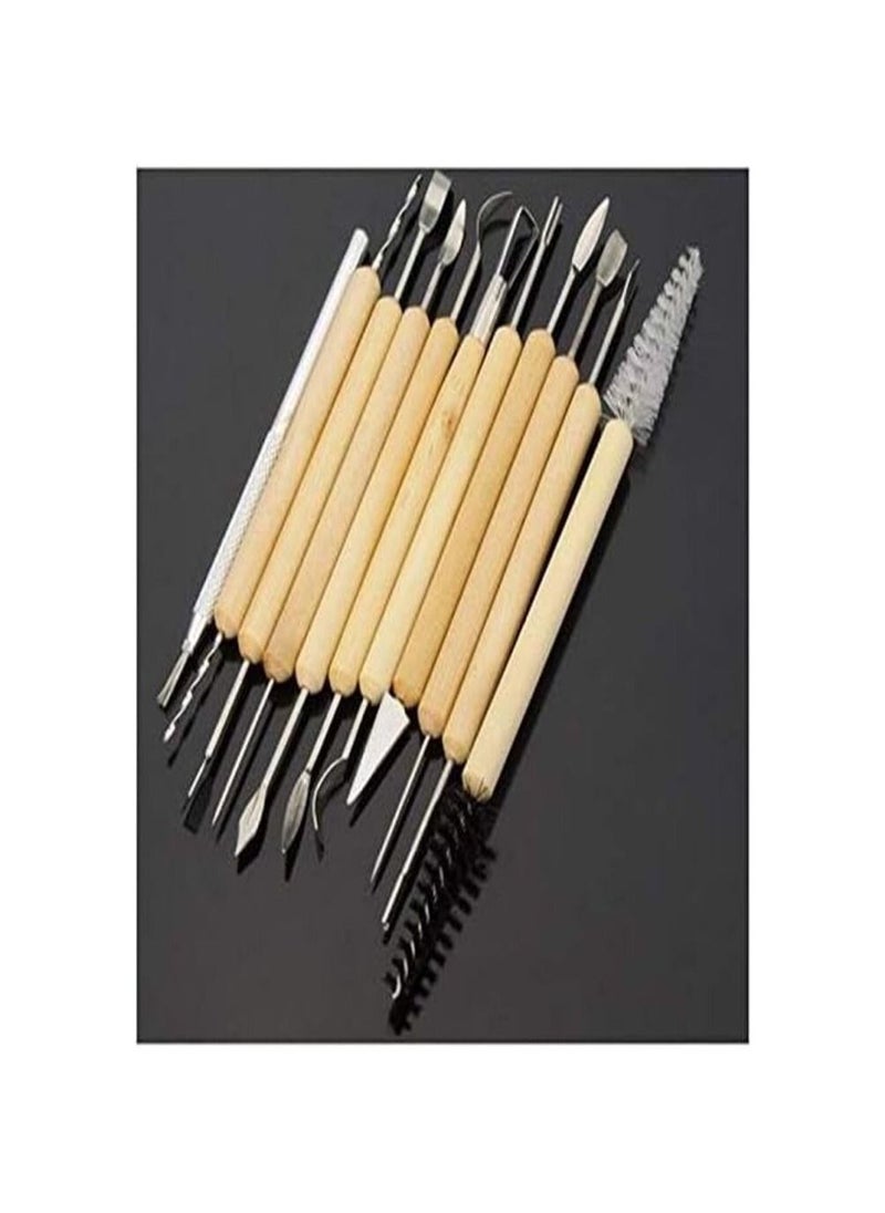 Smart - Wax Pottery Clay Sculpture Carving Modeling Tools DIY Craft - Image 1