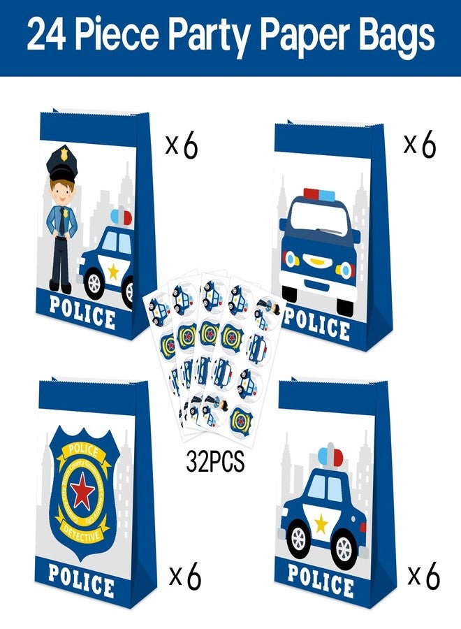BQK 24pc Police Gift Bags - Party Favors & Decorations for Kids - Image 4