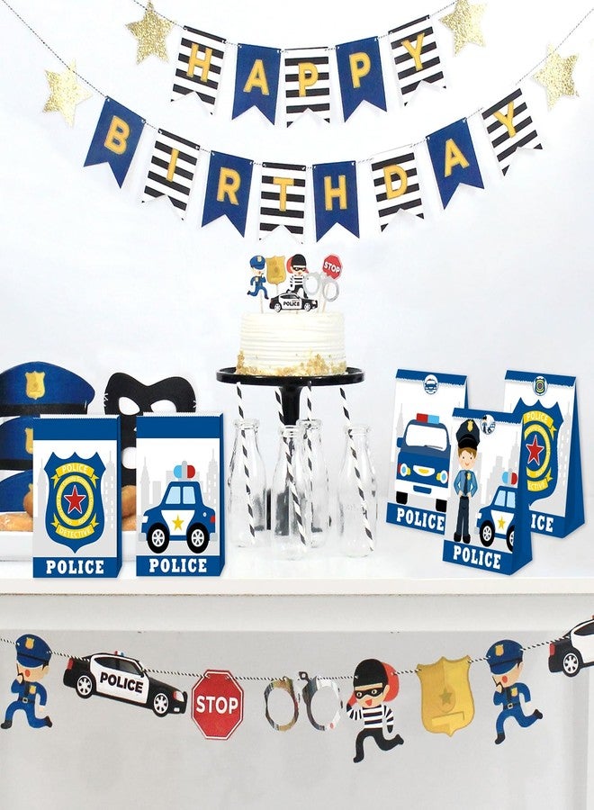 BQK 24pc Police Gift Bags - Party Favors & Decorations for Kids - Image 2