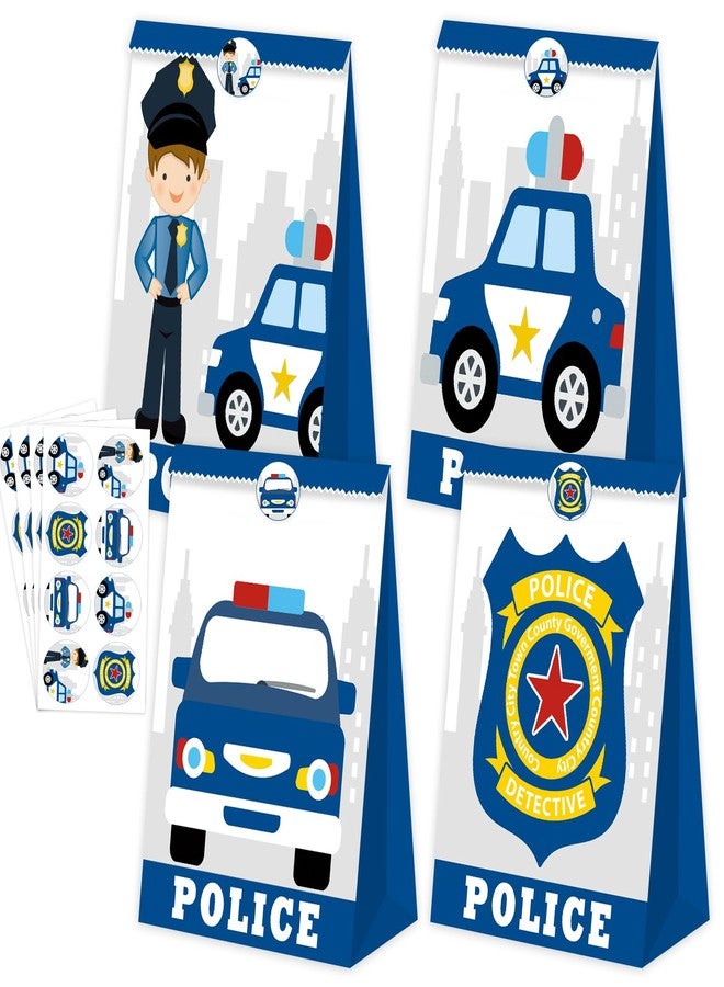 BQK 24pc Police Gift Bags - Party Favors & Decorations for Kids - Image 1