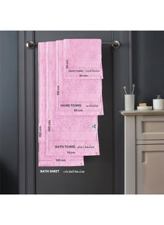 Rest Towel Set 8Pc Light Purple Luxury Hotel Bedroom Super Soft Absorbent Durable Washable Quick Dry Cotton Family Bath Towels - 2 Bath Towel 70X140Cm 2 Hand Towel 50X100Cm 4 Face Towel 30X30Cm  - Image 2