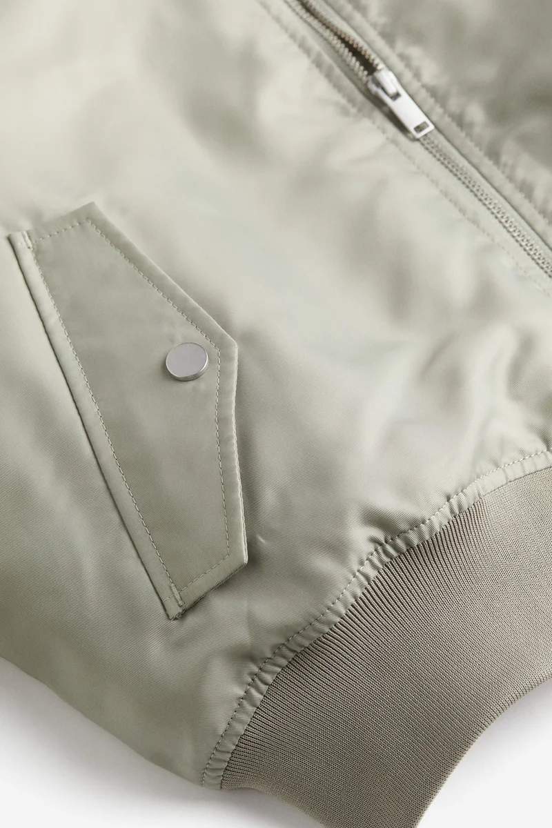 اتش اند ام جاكيت بومبر ببطانة على الكتف