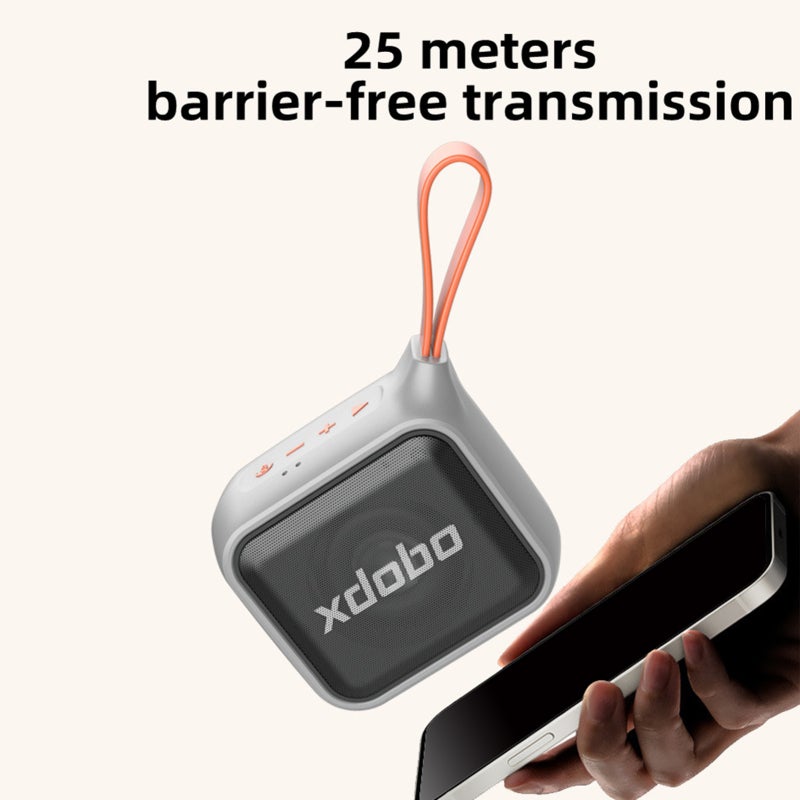 Portable Waterproof Speaker: 12W Output SAM Bass Tech, IPX7 Waterproof, 20-Hour Battery - 32G Memory Expansion TWS Connection Wireless Speaker for Outdoor On-the-Go Use - Image 4