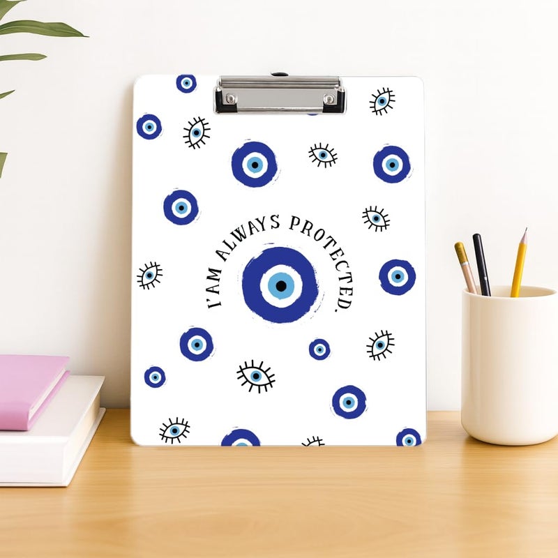 Articious لوحة رسم وكتابة واختبار مع مشبك (الحجم - 24x36 سم) متينة وخفيفة الوزن للمكتب والمدرسة والجامعة - عين الشر QTS 5 - Image 1