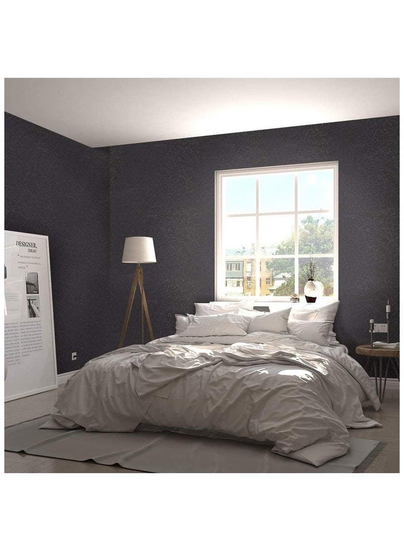 آنا ورق جدران قماش كتان ذاتي اللصق مقاوم للماء والرطوبة للحمامات المنزلية والفندقية - Image 5