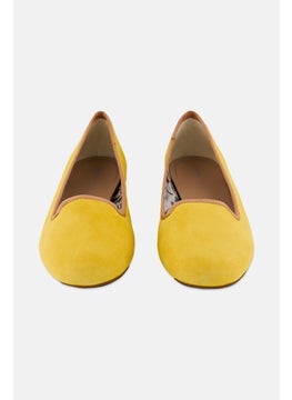 GEOX Women Slip On Casual Shoes, Yellow  - Image 4