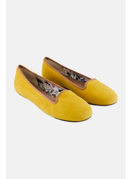 GEOX Women Slip On Casual Shoes, Yellow  - Image 1