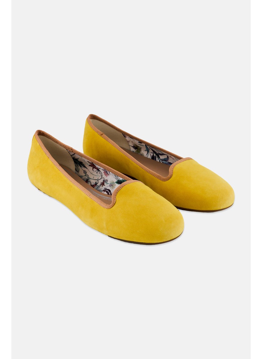 GEOX Women Slip On Casual Shoes, Yellow  - Image 1