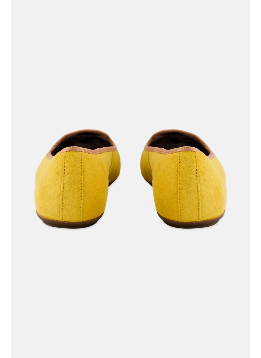 GEOX Women Slip On Casual Shoes, Yellow  - Image 2