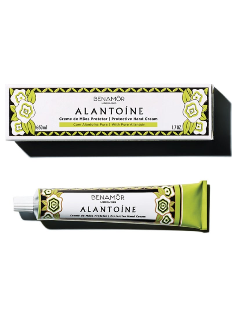 BENAMÕR Alantoine Protective Hand Cream | Allantoin Hand Moisturiser with Glycerin, Beeswax & Lemon Extract | Smoothes, Softens & Protects Dry Hands | Vegan, Paraben Free – 50ml - Image 1