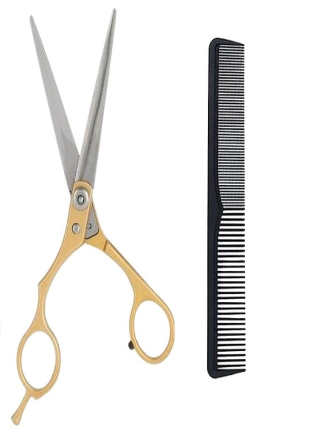 GutarGoo Hair Cutting Scissor Smooth and Comfortable,Stainless Steel Hairdressing Shears Set (Gold) - Image 2