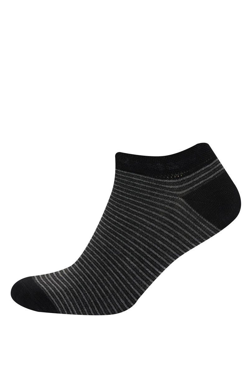 DeFacto Black Man Man 3 piece Short Socks Casual - Image 2