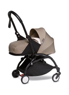 BABYZEN YOYO Newborn Pack 0+ Taupe With YOYO2 Frame - Black  - Image 1