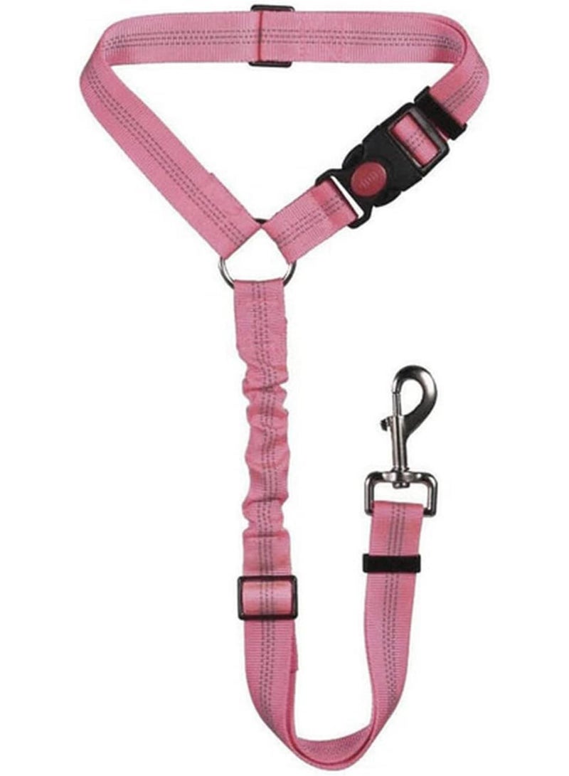 GGOOT Pet Rope Dog Seat Belt Harness Adjustable Dog Cat Safety Leads Car Seat Belt Nylon Vehicle Seatbelts for Dogs Vehicle Travel Pet Products Pet Traction Rope(Upgrade elastic 3)  - Image 1