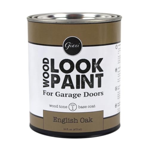 Giani Wood Look Paint for Garage Doors- Step 1 Wood Grain Base Coat Pint (English Oak) - Image 1