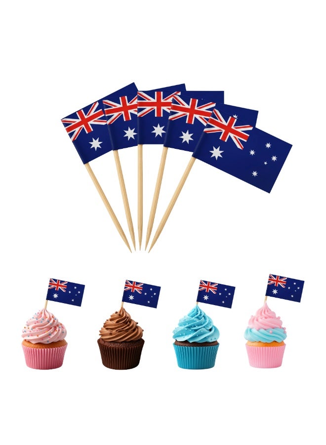 Cake Topper - Double-Sided Cupcake Toppers - Perfect for Parties - Decorate Your Desserts - Cake Topper Toothpicks For National Day Celebration - Image 1