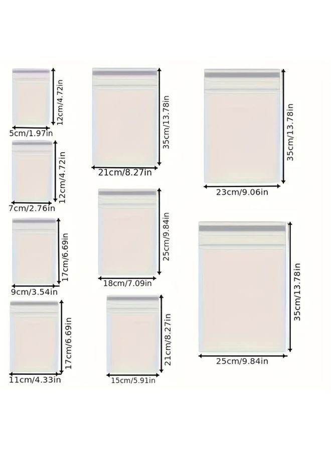 Self Adhesive Storage Bags 9.84x13.78 Inch 100 Pcs Thickened Reusable Non Woven Pouches - Image 4