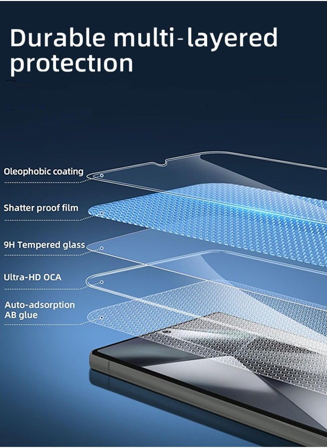 Lemon 3 Pcs Samsung Galaxy S24 Ultra Screen Protector Tempered Glass,   Friendly Scratch-proof, Bubble Free, Ultra Resistant  - Image 5