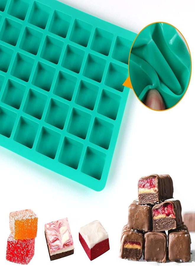 Skytail 40-Cavity Square Caramel Candy Silicone Molds,Chocolate Truffles Mold for Fat Bombs Keto Snacks, Whiskey Ice Cube Tray,Grid Fondant Mould,Hard Candy Mold Pralines Gummy Jelly Mold (1) - Image 4