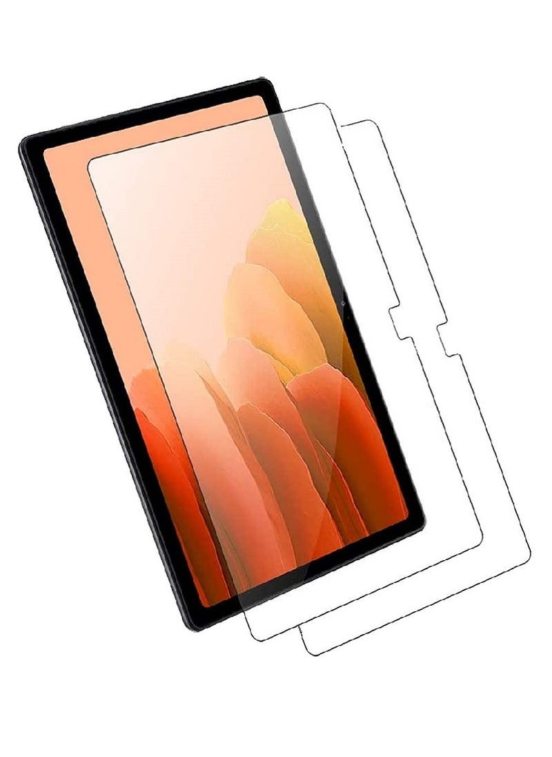 2 Pieces Tempered Glass Screen Protector Clear Designed For Samsung Galaxy Tab A7 10.4 (2020) Full Screen Coverage And Bubble Free - Image 1