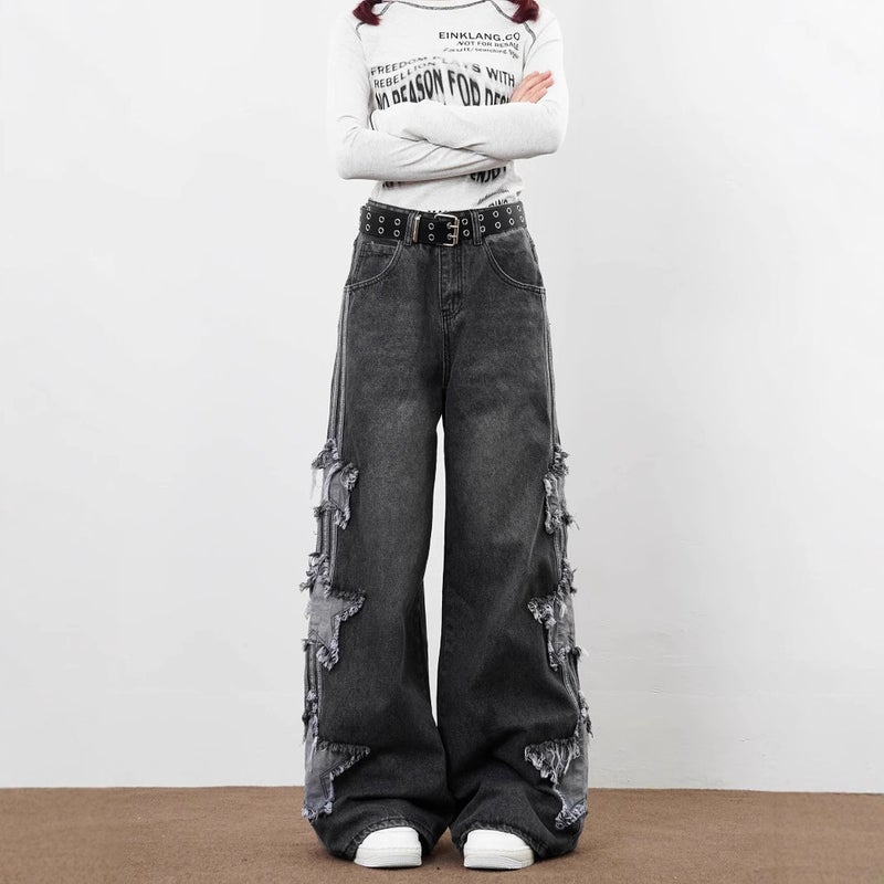 Unisex Classic Denim Jeans Loose Fit Daily Outdoor Wear - Image 3