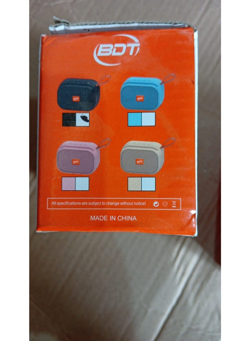 BDT HR-217 Portable Bluetooth Speaker Wireless Hi-Fi Audio Sound System with Strong Bass Booster and Built-in Phone Holder Supports TF Card and USB - Image 4